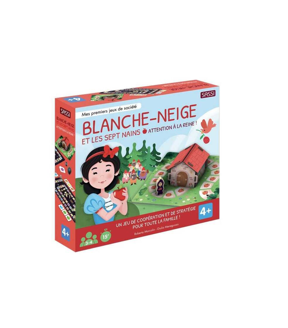 Mes premiers jeux de société – Blanche-Neige et les sept nains. Attention à la reine !