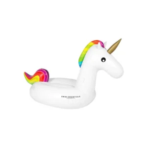 Bouée Licorne XL  150 cm Blanche.