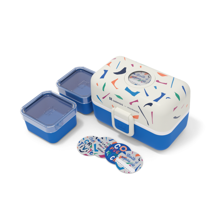 La lunch box « Catimini bleu Terrazzo ».