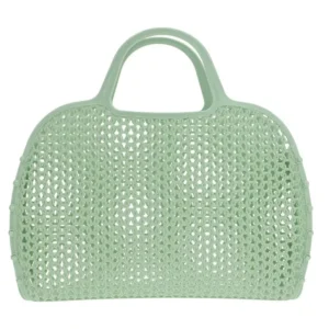 Sac de plage rétro Vintage Sage.