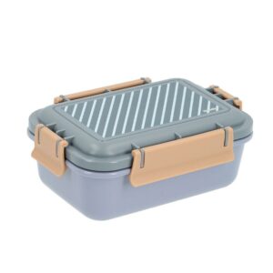 Boîte à Lunch Bento Medium Stripe Bleu.