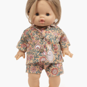 Minikane Pyjama Laura en coton Lapin bohème.