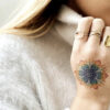 Tatouages éphémères Mandala Jungle x5. - Image 2