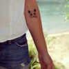 Tatouages éphémères Panda x5. - Image 2