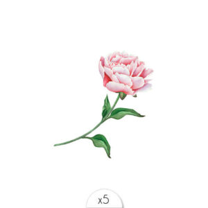 Tatouages éphémères Rose x5.
