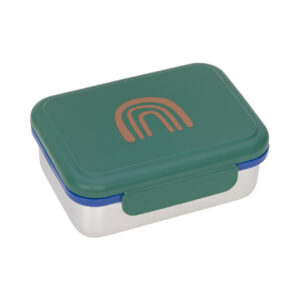 Lunch box inox Little Gang Rainbow green.