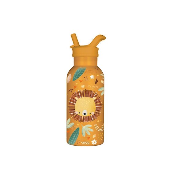 Sassi Junior Gourde en inox Isotherme Chompy The Lion 350 ml.