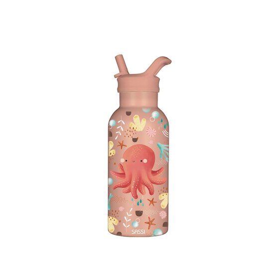 Sassi Junior Gourde en inox Isotherme Slurpy The Octopus 350 ml.