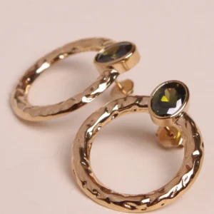 Boucles d&rsquo;oreilles Alexis péridot.