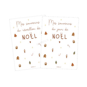 Cartes souvenirs de Noël – Motifs.