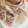 Apaches Collections - Big Foulard Latika "Bouton d'Or" Coquillage. - Image 2