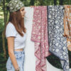 Apaches Collections - Big Foulard Latika "Cœur" Pétale. - Image 2