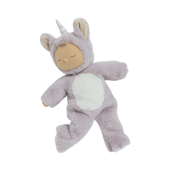 Peluche Olli Ella cozy dinkum La licorne lilas.