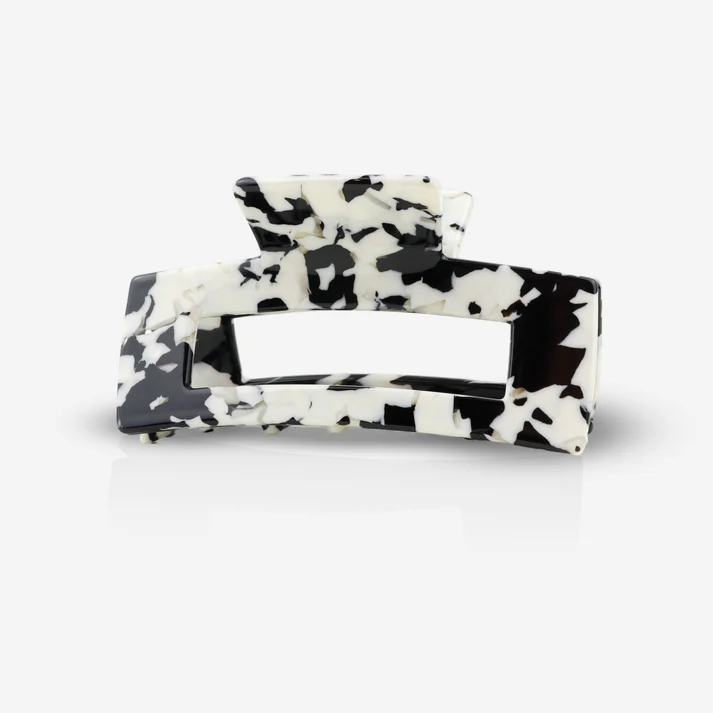 Barrette à cheveux – Crush Black Marble.