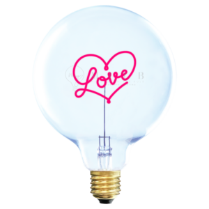 Ampoule Love (coeur).