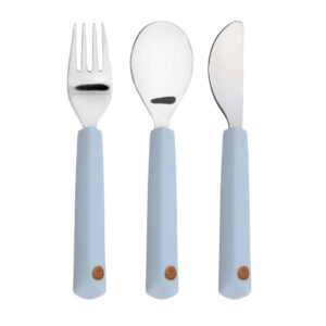 Couverts enfants (Fourchette, Cuillère, Couteau) – Happy Rascals, Smile.