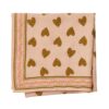 Foulard Indien - Coeur Sauvage Rose.