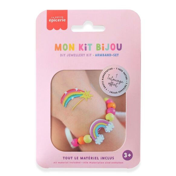 Mon kit bijou enfant – Bracelet arc-en-ciel.