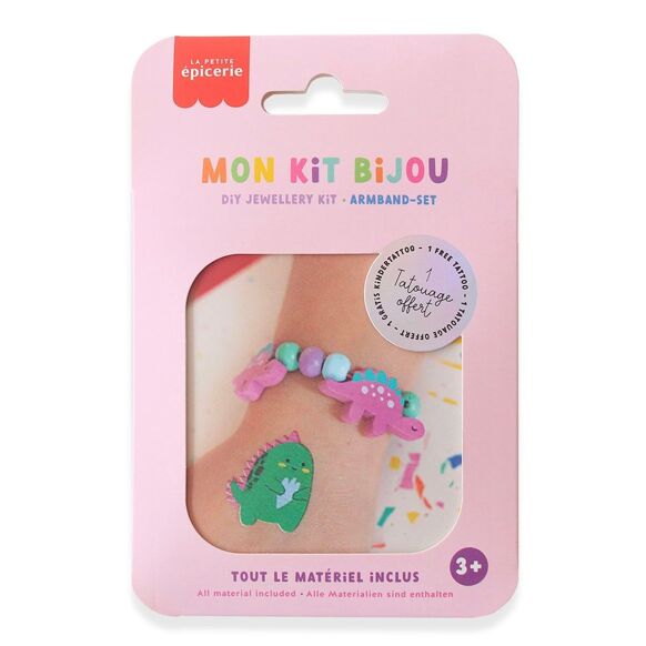 Mon kit bijou enfant – Bracelet dinosaures.