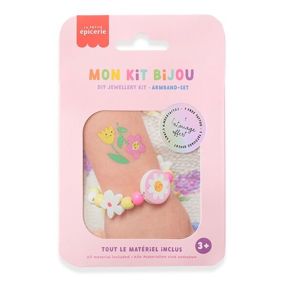 Mon kit bijoux enfant – Flower bracelet.