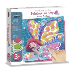 Tableaux Faciles, Peinture au doigt « Monde féérique » (N°2).