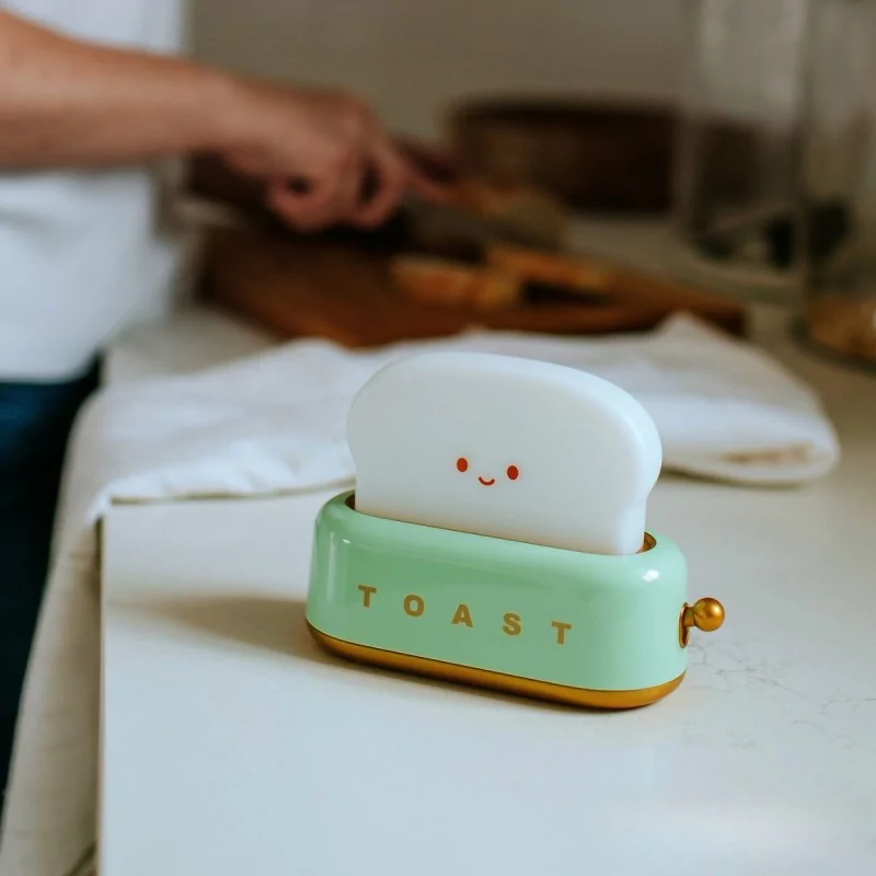 Veilleuse Toaster vert.