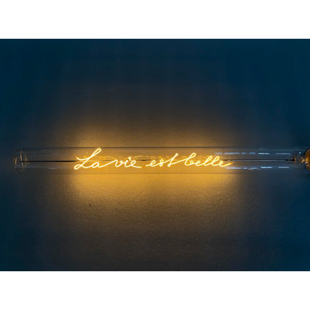 Ampoule « La vie est belle » collection Message In The Tube.