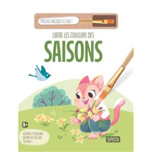 Libère les couleurs des saisons + pinceau magique a l&rsquo;eau.