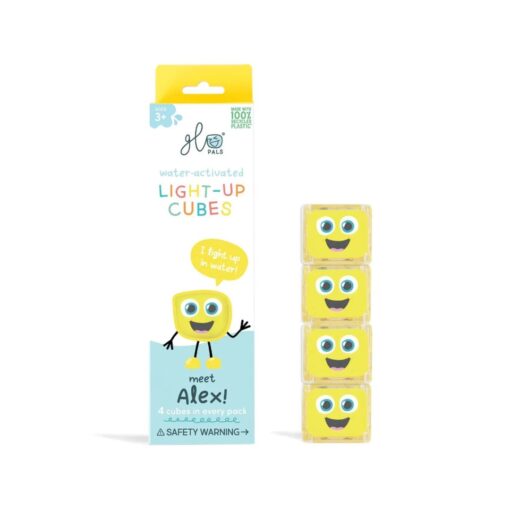 Glo pals light up cubes 4pc Alex.