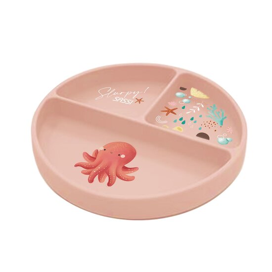 Assiette silicone Slurpy The Octopus.