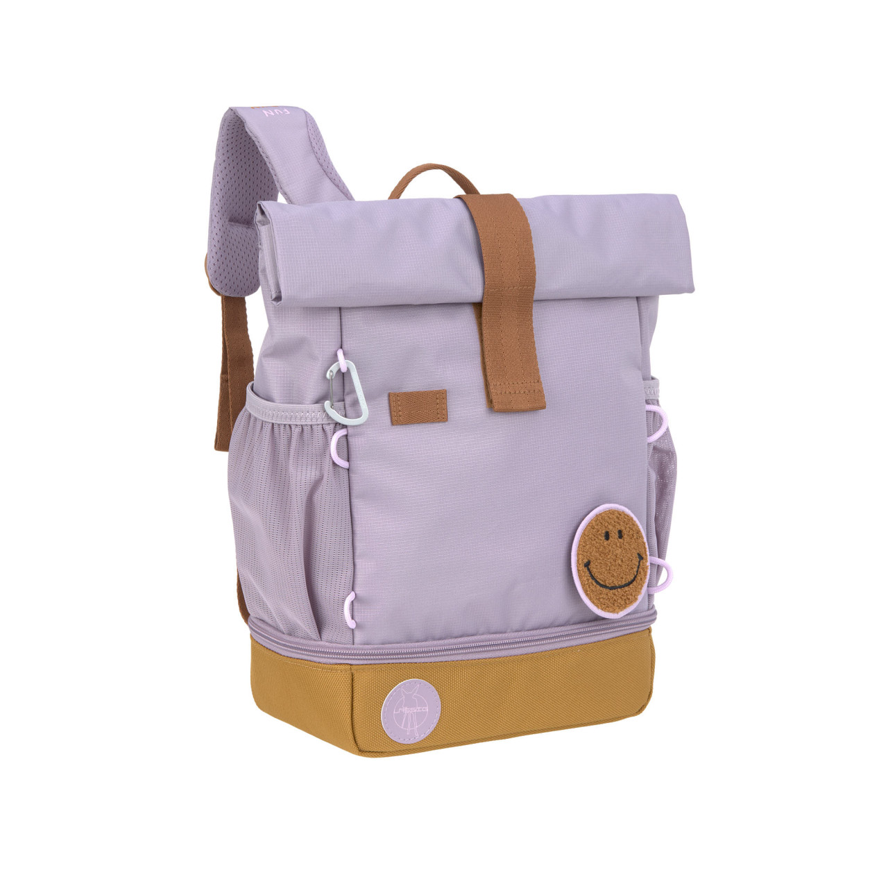 Sac à dos enfant Rolltop – Little Gang, Lilas.