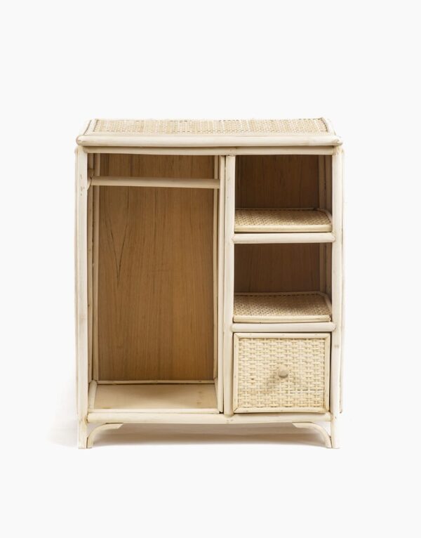 Minikane Jakarta – Armoire pour dressing poupée « Banjar » et ses 3 cintres. - Image 2