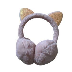 Cache oreilles  » chat rose « .