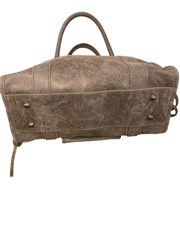 Sac Eva en cuir gris. - Image 3