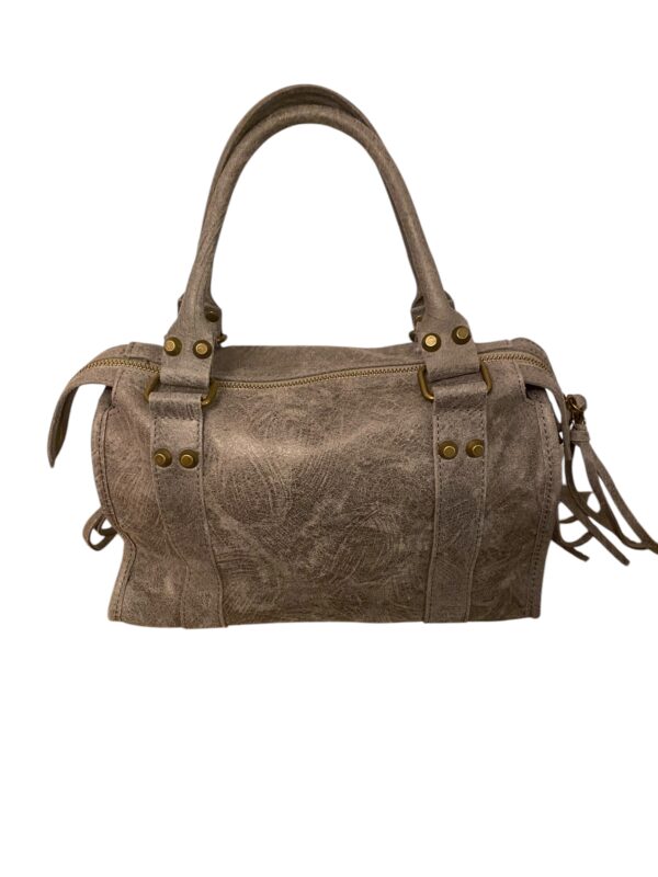 Sac Eva en cuir gris. - Image 4