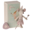 Maileg Souris Fée des dents, Petite sœur, dans sa boîte. - Image 2