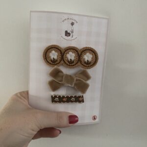 Lot de 3 barrettes « vintage ».