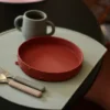 Assiette en silicone avec ventouse Ina (Terracotta). - Image 2