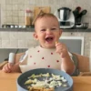 Assiette en silicone avec ventouse Ina (Gris Perle). - Image 2