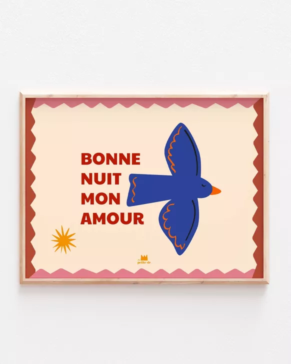 Affiche A3 -Bonne nuit mon amour.