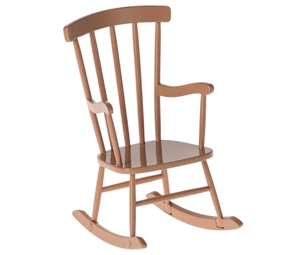 Maileg Rocking chair, Souris - Rose poudré.