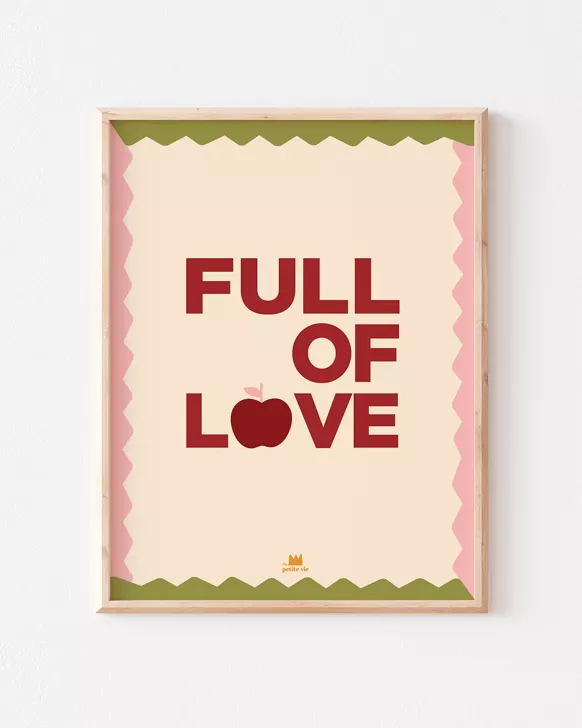 Affiche A3 -Full of love.