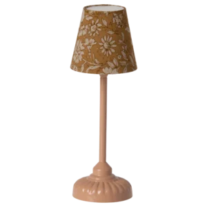 Maileg Lampadaire vintage, Souris – Rose Poudré foncé.