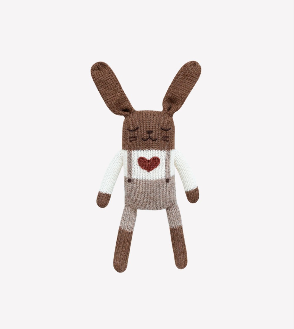 Doudou lapin amour | Main Sauvage.