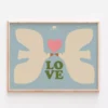 Affiche A3 -Les oiseaux de l'amour.