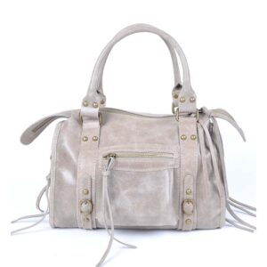 Sac Eva en cuir écru.