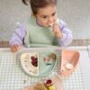 Set de vaisselle silicone (3pcs) -Happy Fruits, Cerise. - Image 4