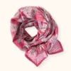 Apaches Collections – Big Foulard Latika « Bloom » Magenta.