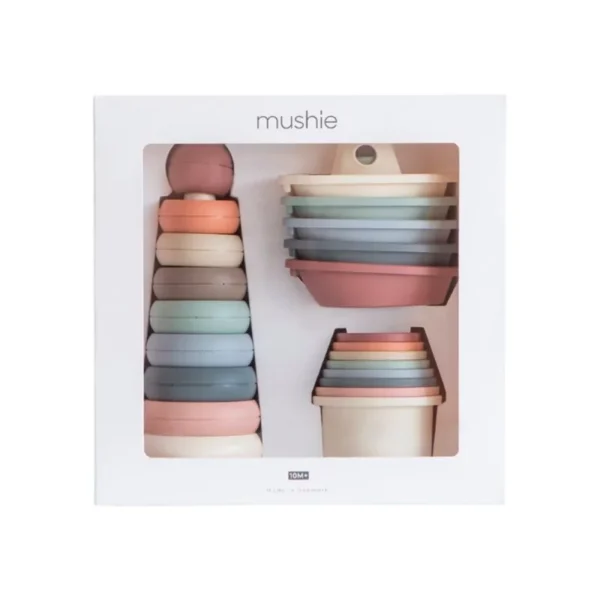 Coffret cadeau jouets " Mushie ".