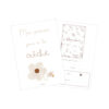 Cartes souvenirs de Crèche “Fleur”. - Image 2